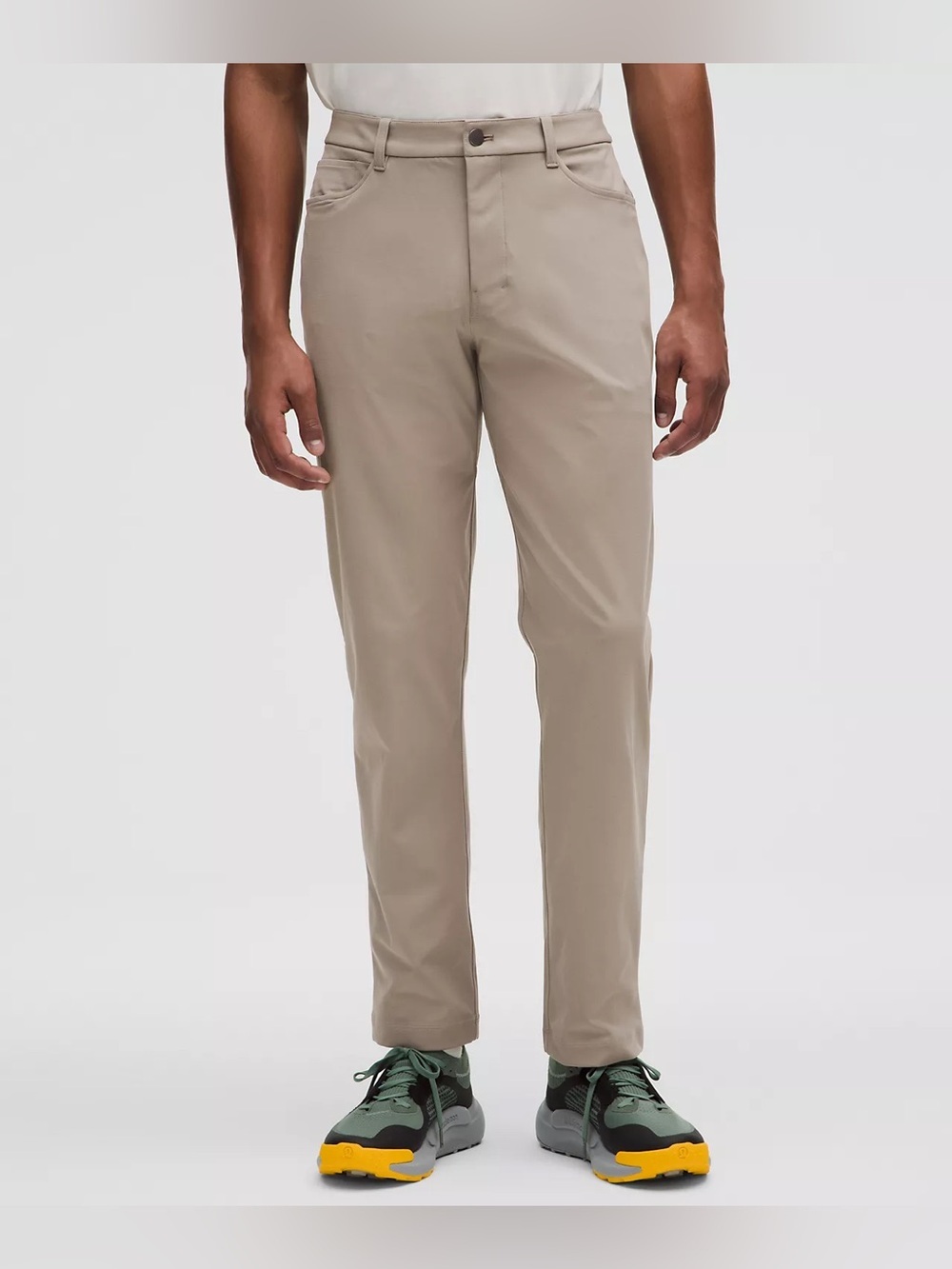 Lululemon ABC Classic-Fit 5 Pocket Pant Size 38 Warpstreme Warm Ash Grey